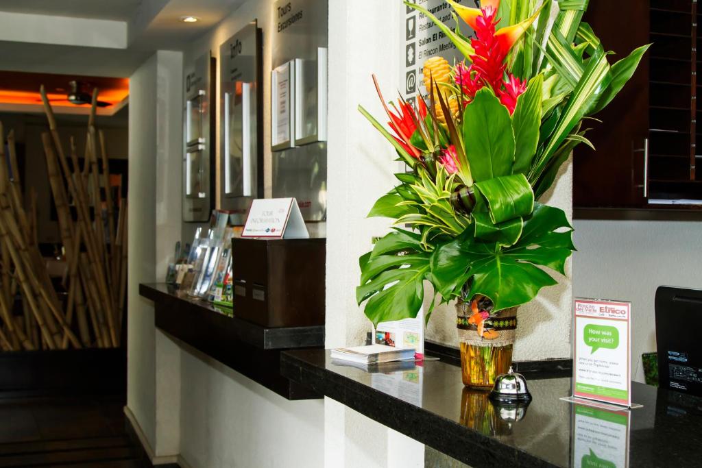 Recepción del hotel